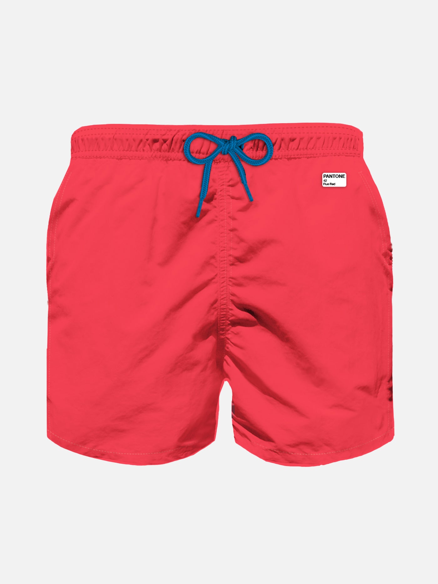 Boy fluo red swim shorts | PANTONE™ SPECIAL EDITION – MC2 Saint Barth