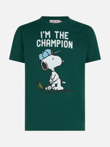 Man cotton vintage treatment t-shirt with Snoopy print | SNOOPY - PEANUTS™ SPECIAL EDITION