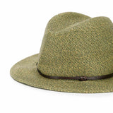 Militärischer Hut aus grünem Papier