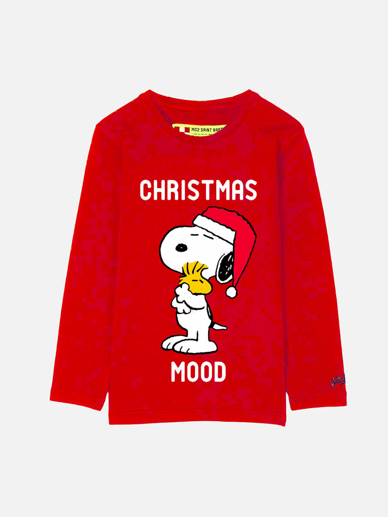 T-shirt bimbo natalizia stampa Snoopy | Edizione speciale Peanuts™