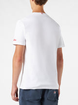 T-shirt uomo in cotone con ricamo | COCA COLA EDIZIONE SPECIALE
