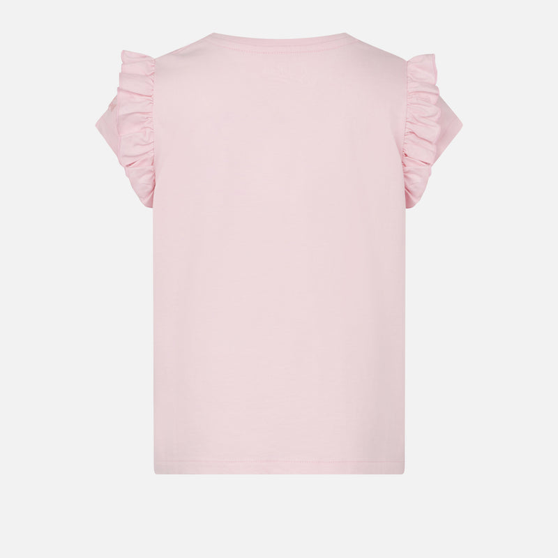 T-shirt bambina con ricamo Cocca di mamma