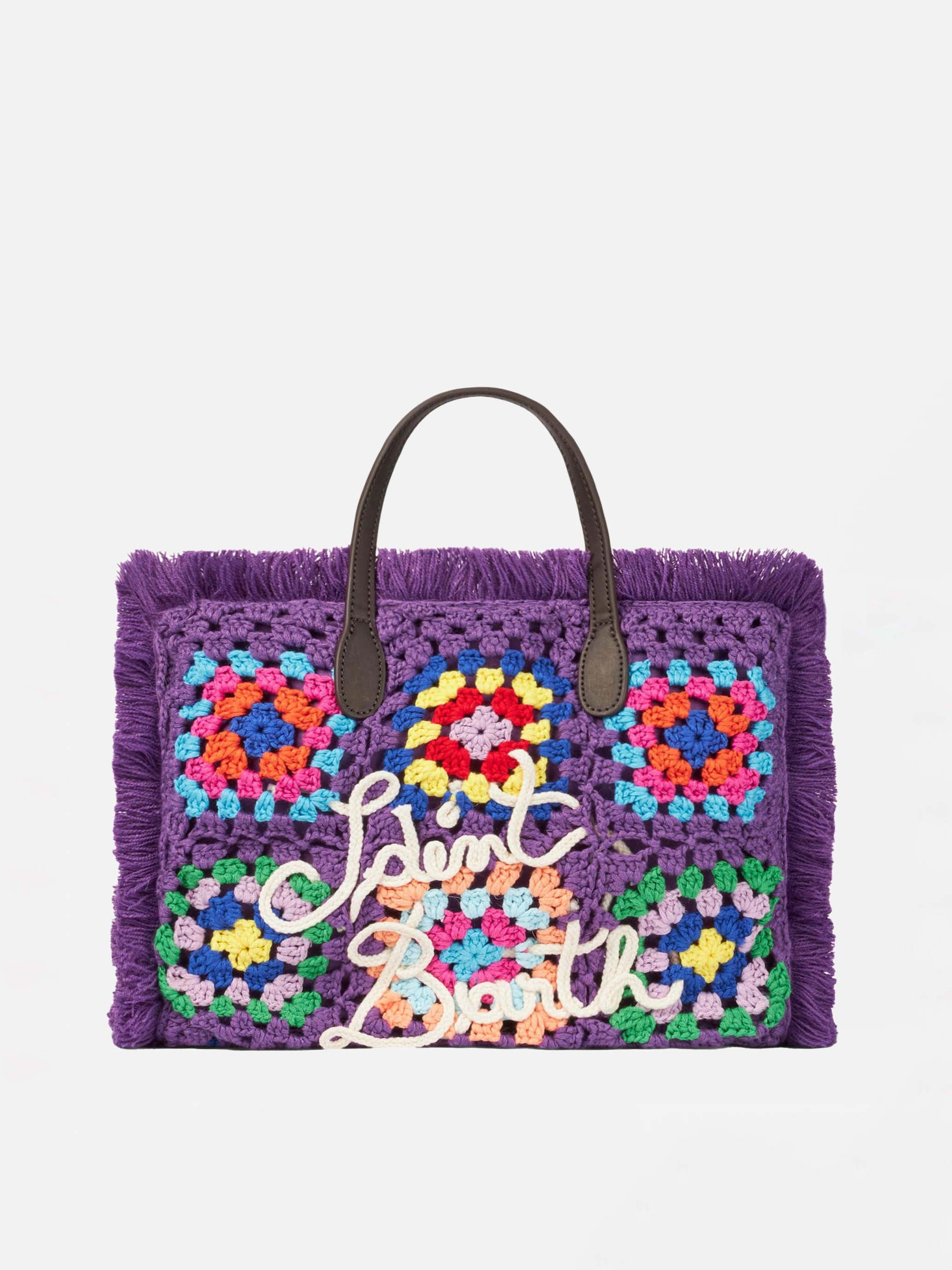 Colette crochet tiles handbag – MC2 Saint Barth