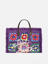 Colette crochet tiles handbag