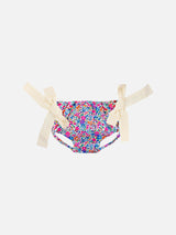 Girl swim briefs with Liberty flower print and bows | LIBERTY SPECIAL EDITION