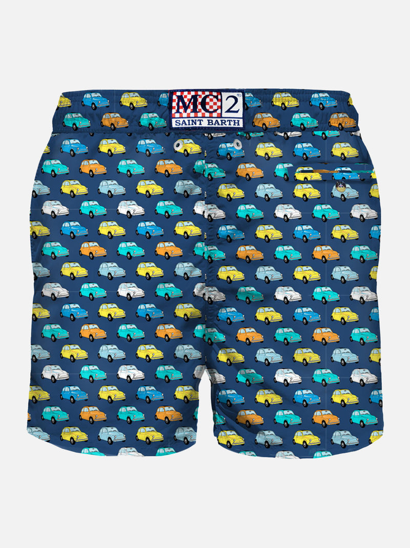 Man swim shorts with Fiat 500® print | FIAT© 500 SPECIAL EDITION