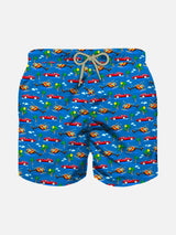 Boy Light swim shorts mini cars print