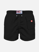 Boy swim shorts with Lucifer embroidery