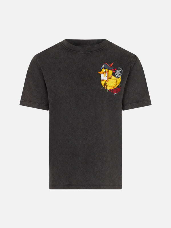 Boy cotton t-shirt with Crypto duck | CRYPTO PUPPETS® SPECIAL EDITION