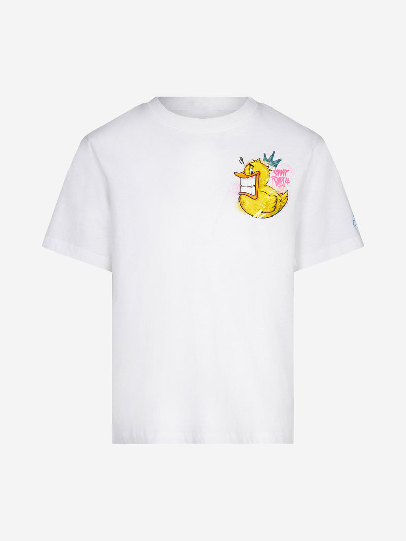 Jungen-T-Shirt mit Krypto-Enten-Aufdruck | CRYPTO PUPPETS® SONDERAUSGABE