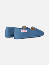 Woman denim slipper loafers | MY CHALOM SPECIAL EDITION