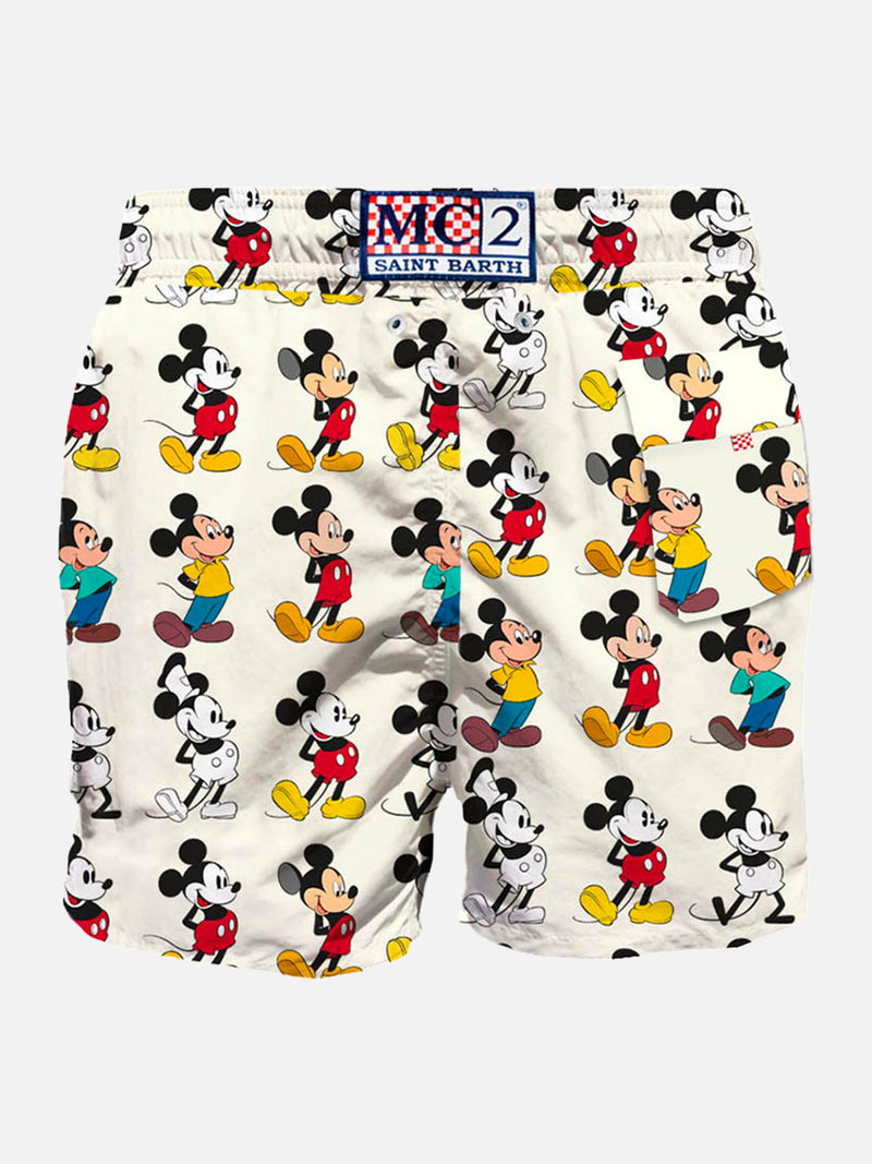 Man classic swim shorts with Mickey Mouse print | ©DISNEY SPECIAL EDITION