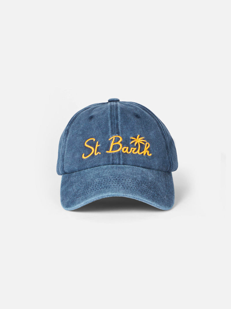 Denim cap with St. Barth embroidery – MC2 Saint Barth | Baseball Caps