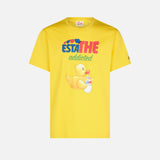 Herren-T-Shirt aus Baumwolle mit Estathé-Enten-Print | ESTATHE' SONDERAUSGABE