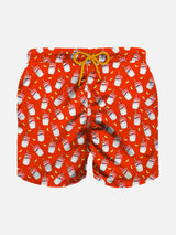 Boy swim shorts with Estathé print  | Estathé® Special Edition
