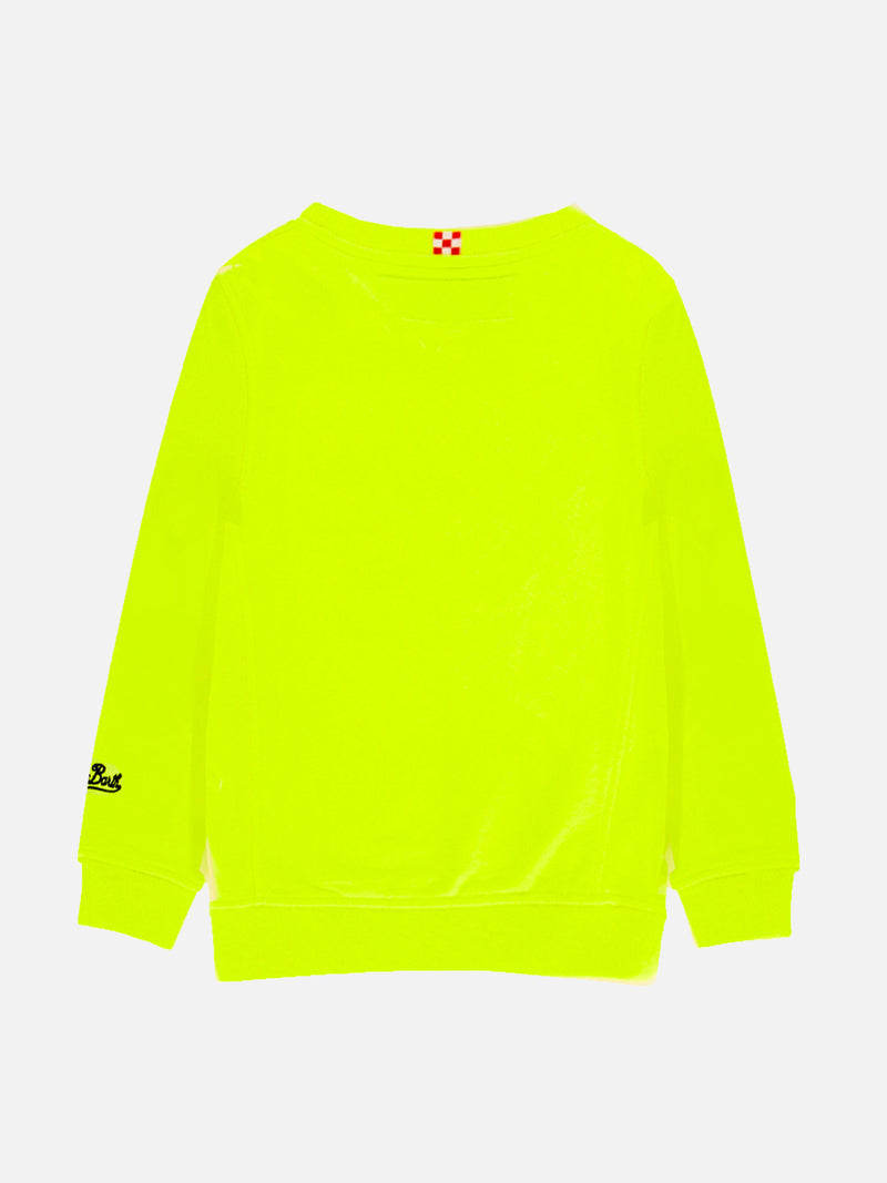 Apres Ski yellow fluo boy's sweatshirt