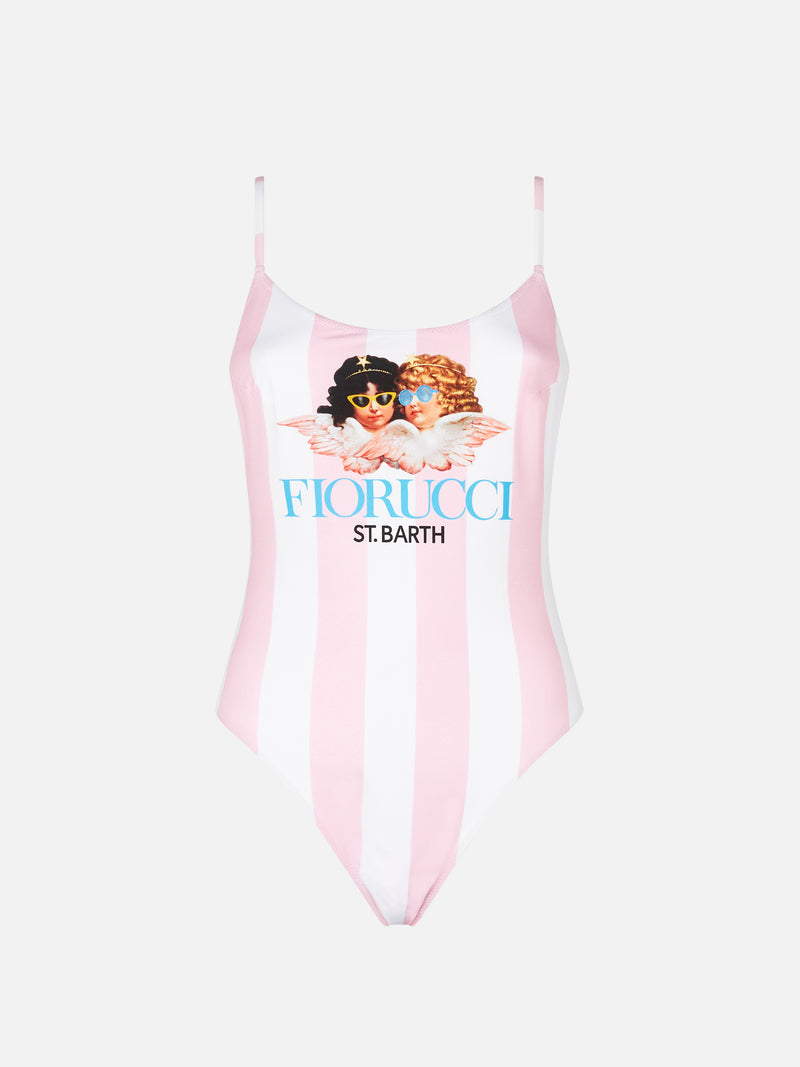 Stripes angels Fiorucci one piece swimsuit | FIORUCCI SPECIAL EDITION