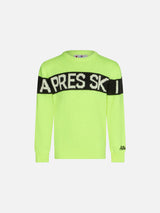 Boy sweater with Apres Ski lettering