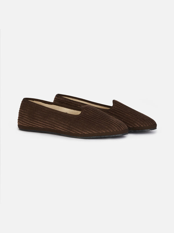 Woman corduroy slipper loafers | MY CHALOM SPECIAL EDITION