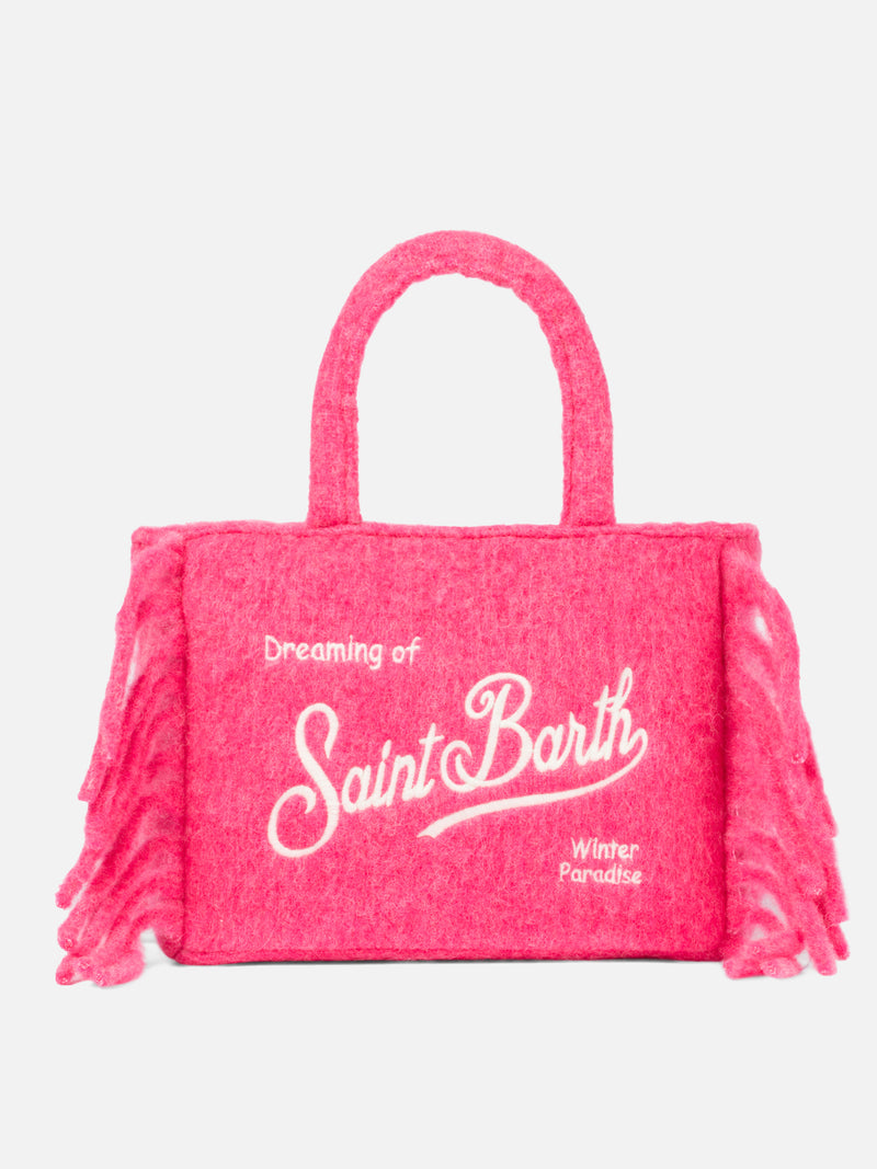 Colette blanket fluo pink handbag