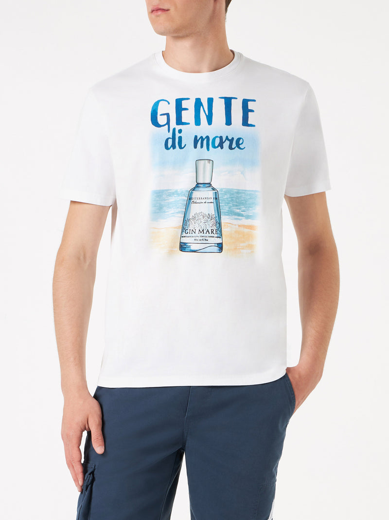 T-shirt uomo in cotone con stampa Gente di Mare | GIN MARE EDIZIONE SPECIALE