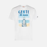 Herren-T-Shirt aus Baumwolle mit Gente di Mare-Aufdruck | GIN MARE SONDEREDITION