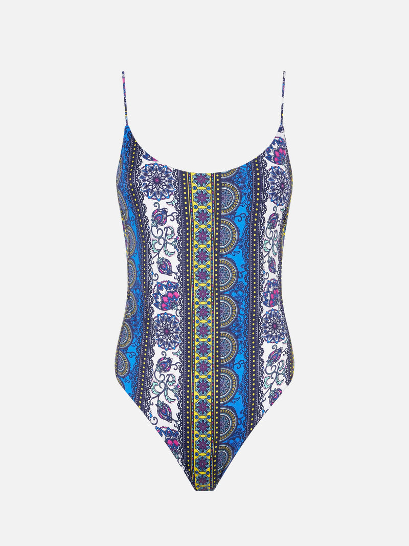 Gipsy print one piece swimsuit