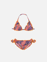 Girl triangle bikini with Liberty print | LIBERTY SPECIAL EDITION