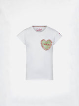 Herz-Mädchen-T-Shirt