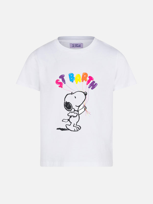 T-shirt da bambina stampa Snoopy | Peanuts© Edizione Speciale