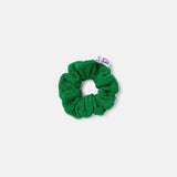Green crinkle scrunchie