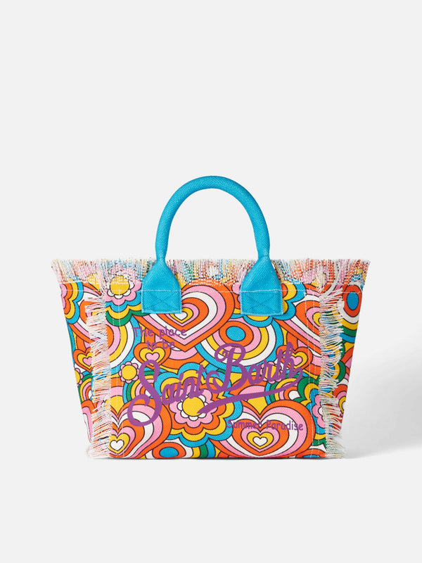 Colette multicolor cotton canvas handbag