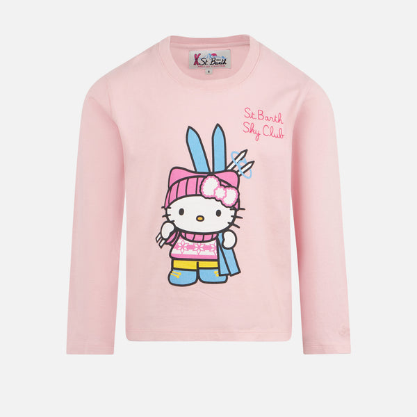 T-shirt da bambina in cotone pesante con stampa Hello Kitty | EDIZIONE SPECIALE DI HELLO KITTY