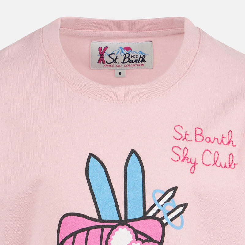 Mädchen-T-Shirt aus schwerer Baumwolle mit Hello Kitty-Aufdruck | HELLO KITTY SONDEREDITION