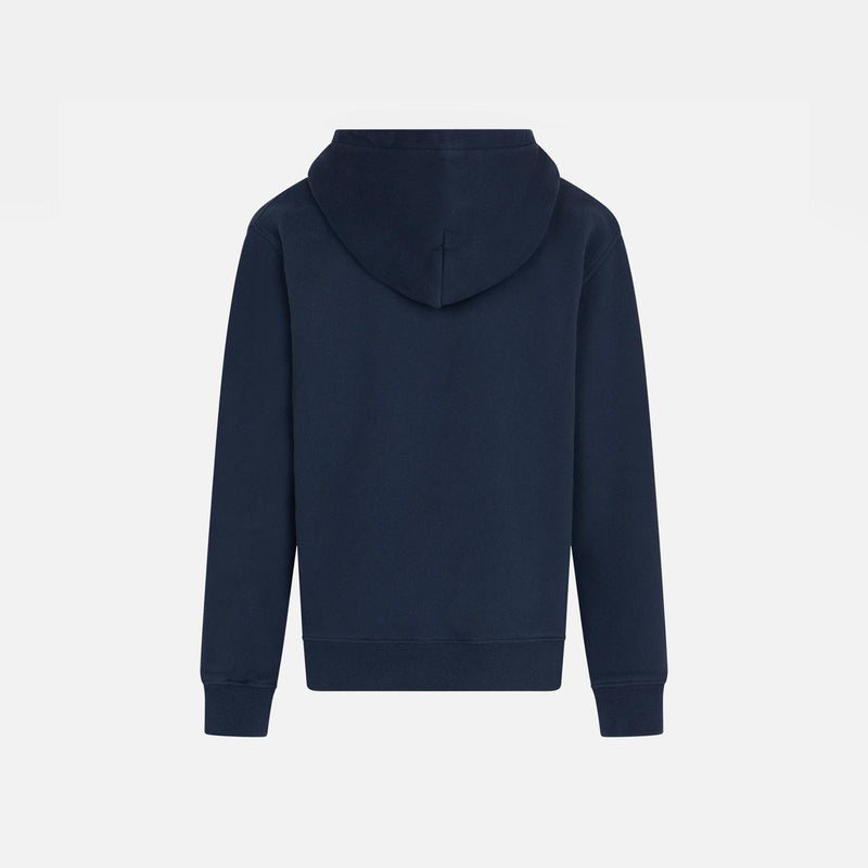 Boy navy blue hooded sweatshirt