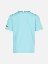 Wassergrünes Baumwoll-T-Shirt für Jungen mit Hot Wheels-Aufdruck | HOT WHEELS SONDEREDITION