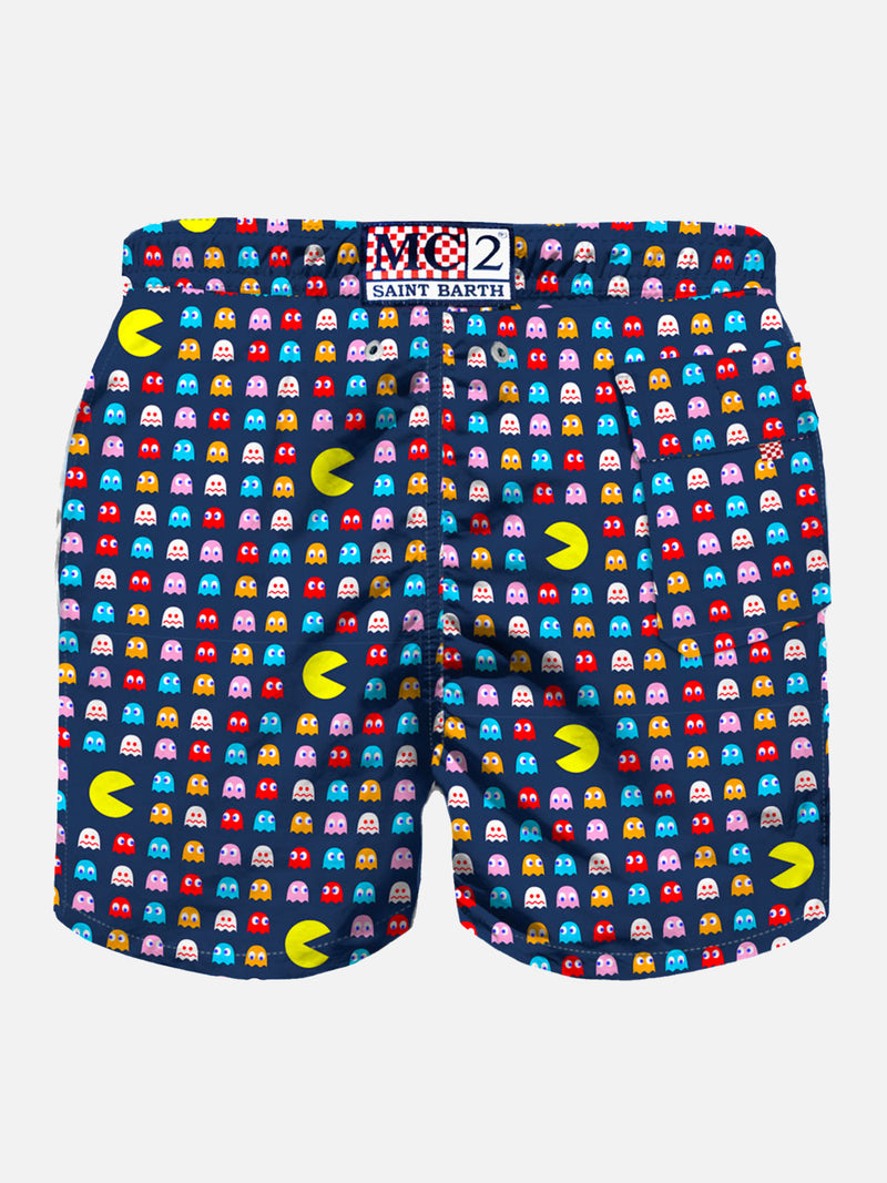 Pac-Man© print light fabric swim shorts | Pac-Man© Special Edition