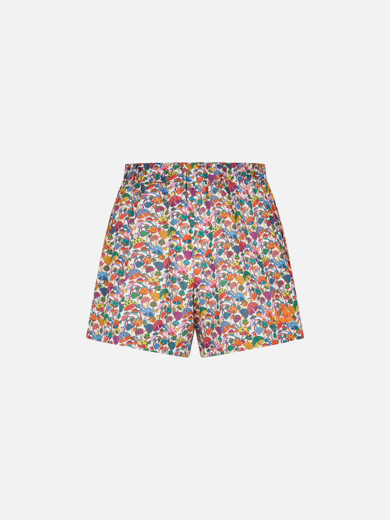 Woman short pants with print