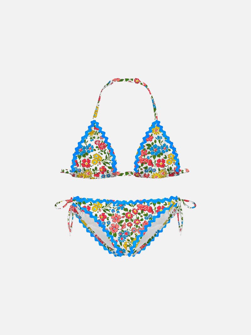Girl bikini with flower print | LIBERTY SPECIAL EDITION