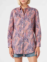 Brigitte cotton shirt with Liberty flower print | LIBERTY SPECIAL EDITION