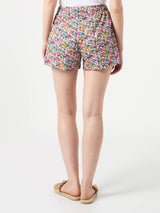 Woman short pants with print