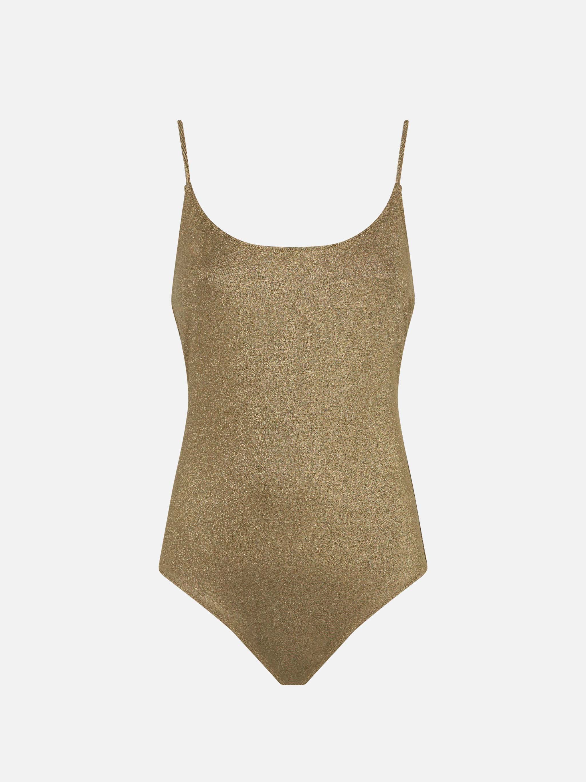 Gold one piece swimsuit – MC2 Saint Barth
