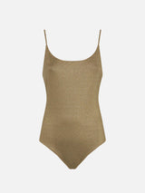 Gold one piece swimsuit