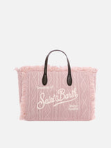 Colette pink tricot handbag