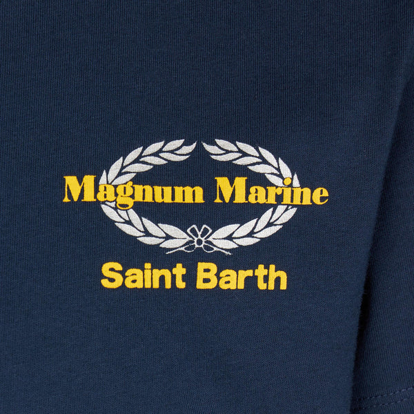 Boy cotton t-shirt with Magnum Marine print | MAGNUM MARINE SPECIAL EDITION