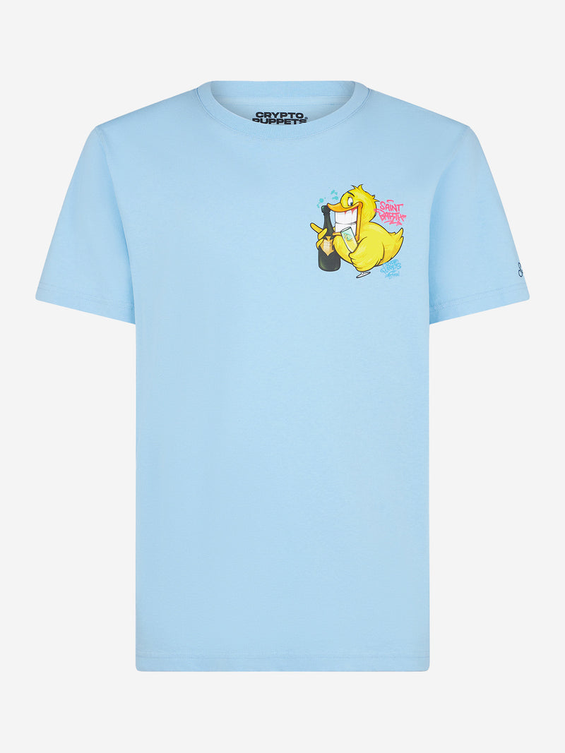 Herren-T-Shirt mit Enten-Print | CRYPTO PUPPETS® SONDERAUSGABE