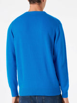 Man sweater with St. Barth Padel Club lettering