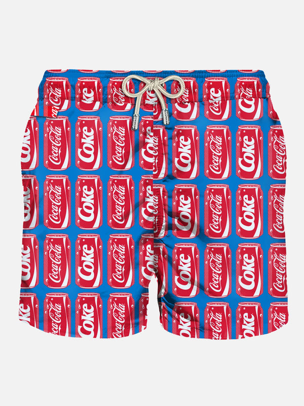 Costume da bagno da uomo in tessuto leggero con stampa Coca-Cola | COCA-COLA® EDIZIONE SPECIALE