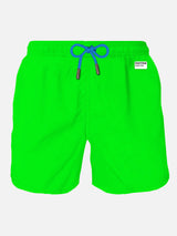 Costume da bagno da uomo in tessuto leggero verde fluo Lighting Pantone | EDIZIONE SPECIALE PANTONE