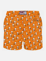 Man light fabric swim shorts with Tennis Snoopy print | SNOOPY - PEANUTS™ SPECIAL EDITION